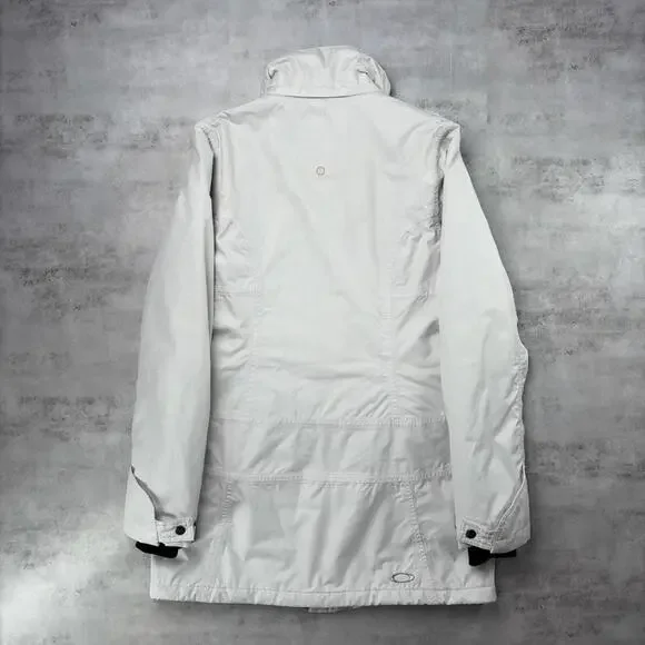 Y2K White Oakley Road Fuel Ski Snow Jacket - Picture 3 of 8